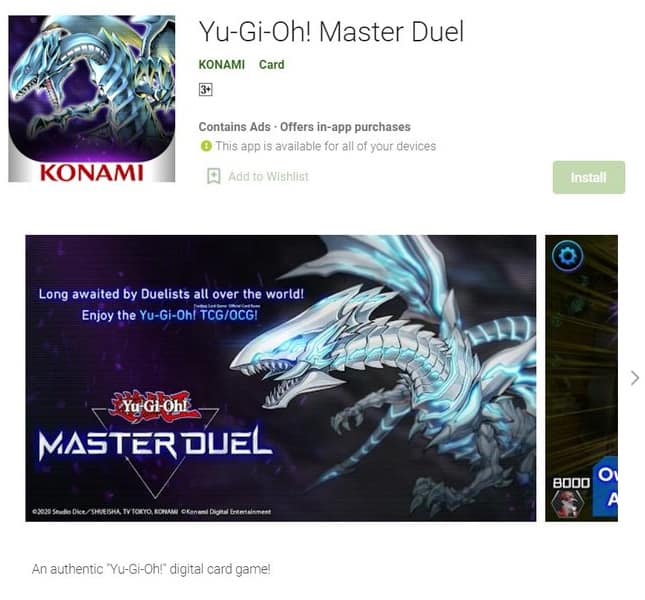 โหลด Yu-gi-oh Master Duel มือถือ